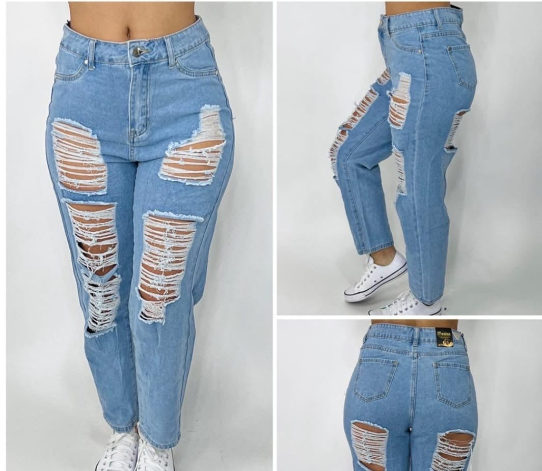 Jeans rayados